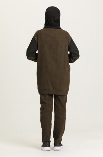 Khaki Jogginganzüge 15020-03