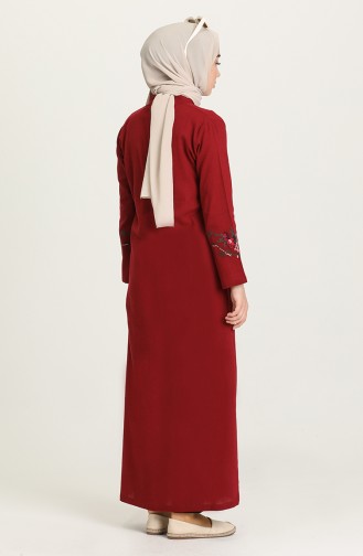 Claret Red Abaya 22206-05