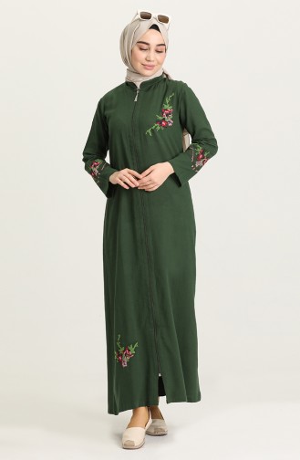 Dark Green Abaya 22206-07