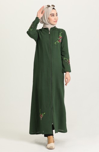 Dark Green Abaya 22206-07