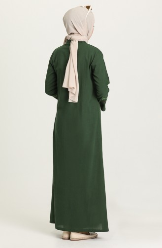 Dark Green Abaya 22206-07