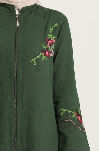 Dark Green Abaya 22206-07