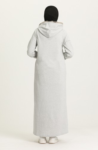 Robe Hijab Gris 4127-01