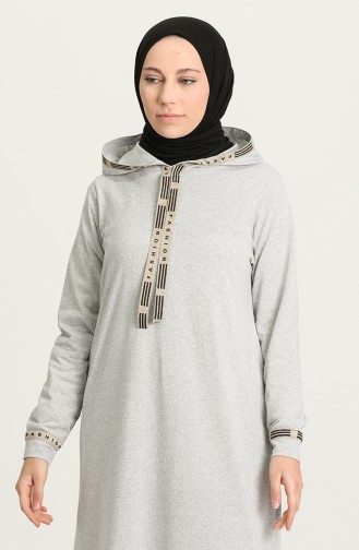 Robe Hijab Gris 4127-01