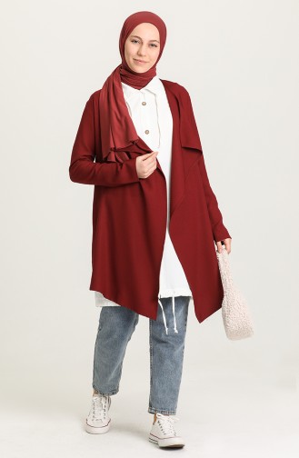 Claret red Vest 3257-01