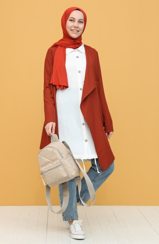 Brick Red Cardigans 3257-02