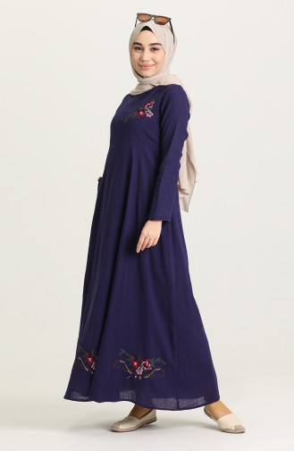 Robe Hijab Pourpre 22215 -05