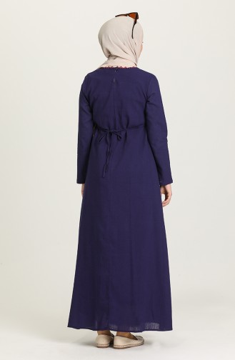 Purple Hijab Dress 22215 -05