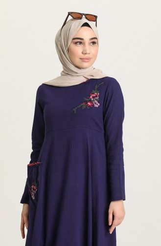 Purple Hijab Dress 22215 -05