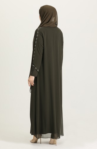 Habillé Hijab Khaki 5066-01