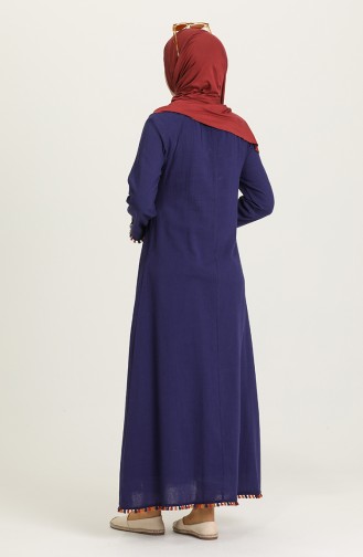 Purple Hijab Dress 22221-05