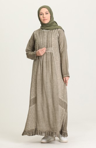 Mink Hijab Dress 92210-04