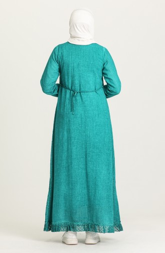 Green Hijab Dress 92210-05