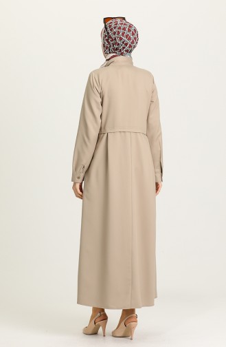 Milk Coffee Abaya 211552-02