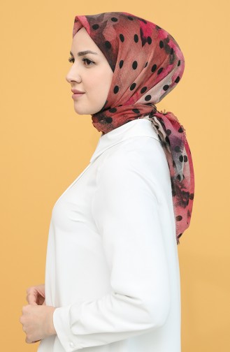 Dunkel-Fuchsia Kopftuch 11510-13