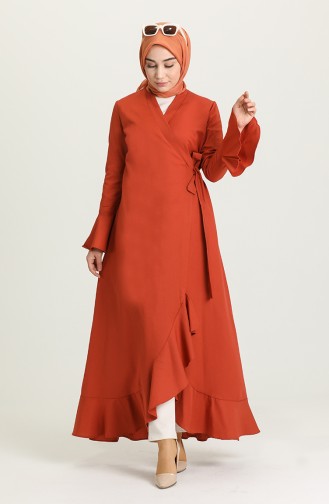 Brick Red Abaya 7291-09