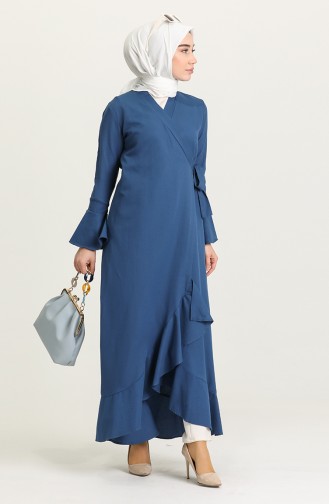 Indigo Abaya 7291-10