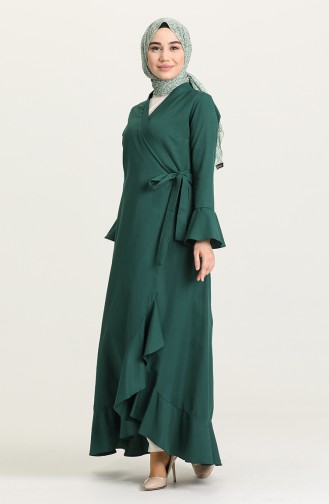 Smaragdgrün Abayas 7291-19