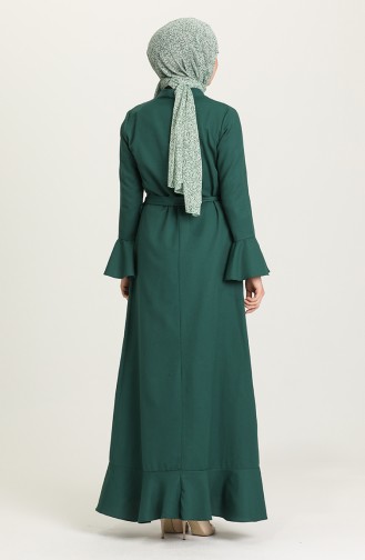 Smaragdgrün Abayas 7291-19