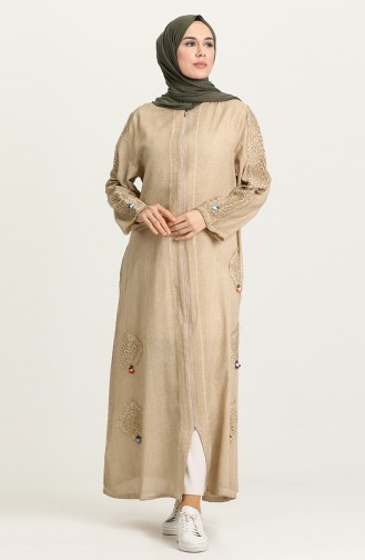 Beige Abaya 92208-02