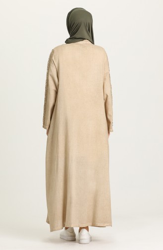 Beige Abaya 92208-02