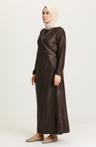 Brown Prayer Dress 1010-01