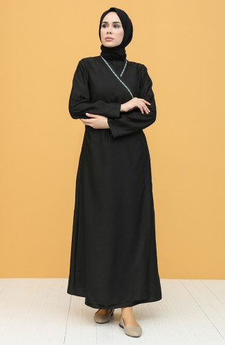 Robe de Prière Noir 1010-02