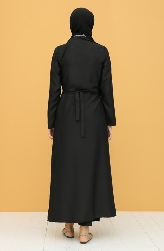 Robe de Prière Noir 1010-02