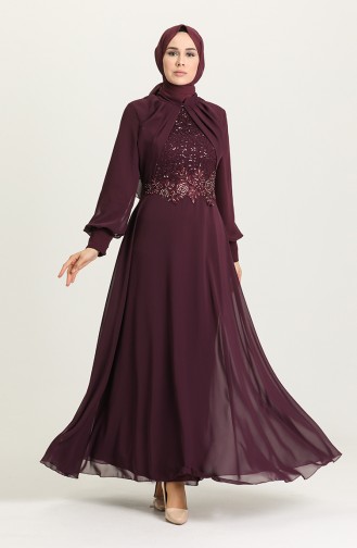 Habillé Hijab Plum 52785-01