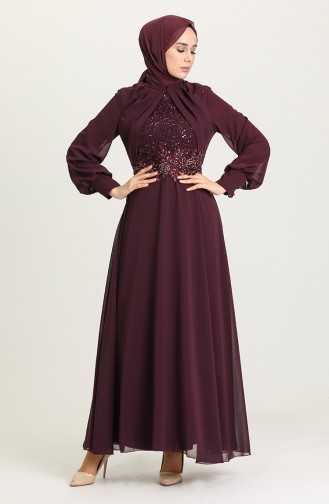 Habillé Hijab Plum 52785-01