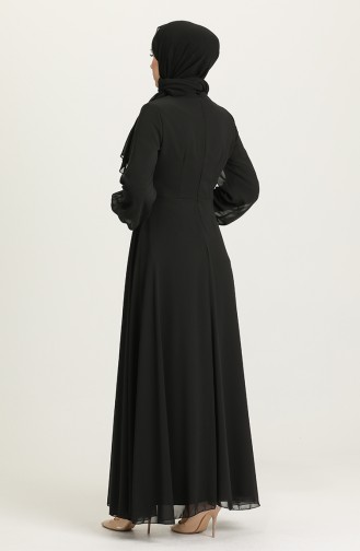 Black İslamitische Avondjurk 52785-02