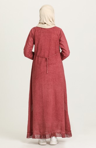 Dusty Rose Hijab Dress 92210-03