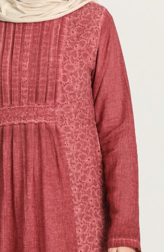 Dusty Rose Hijab Dress 92210-03