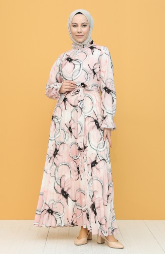 Robe Hijab Poudre 3101-02