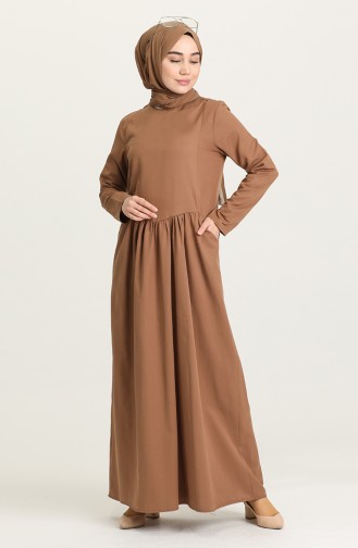 Robe Hijab Camel 3326-10