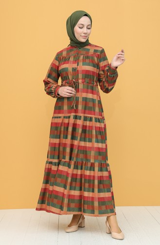 فستان ارجواني داكن 5310-02
