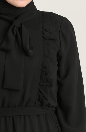 Black Hijab Dress 5312-04