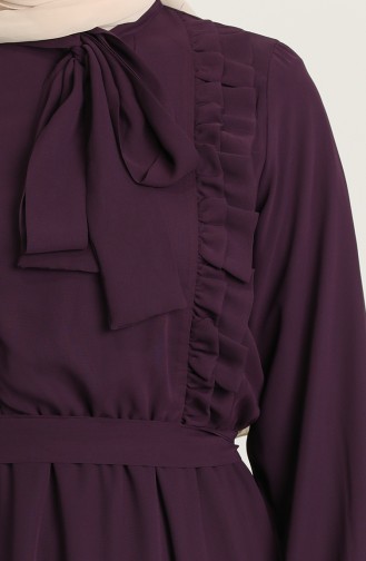 Purple Hijab Dress 5312-06