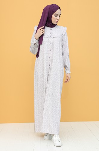 Robe Hijab Lila Foncé 21Y8346A-01