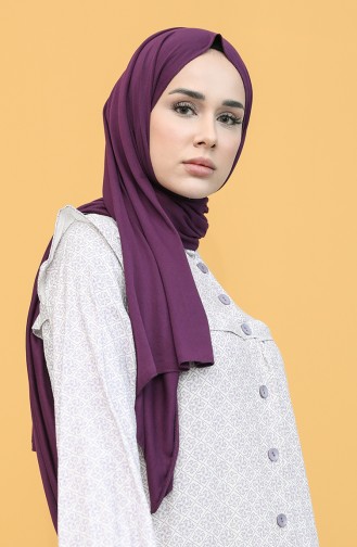 Dunkel-Lila Hijab Kleider 21Y8346A-01