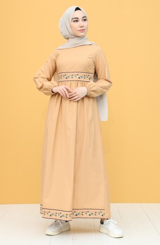Zwiebelschalen Hijab Kleider 21Y8235-09