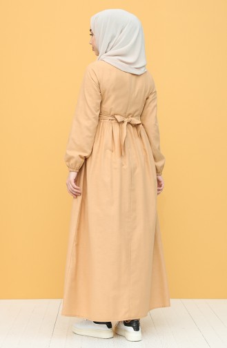 Onion Peel Hijab Dress 21Y8235-09