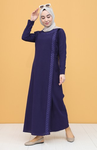 Robe Hijab Pourpre 0004-03
