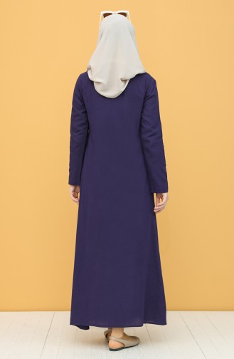 Robe Hijab Pourpre 0004-03