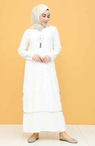 Cream Tuniek 22204-02