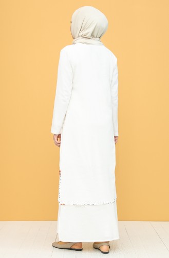 Cream Tuniek 22204-02