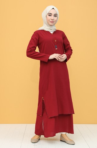 Claret red Tuniek 22204-07