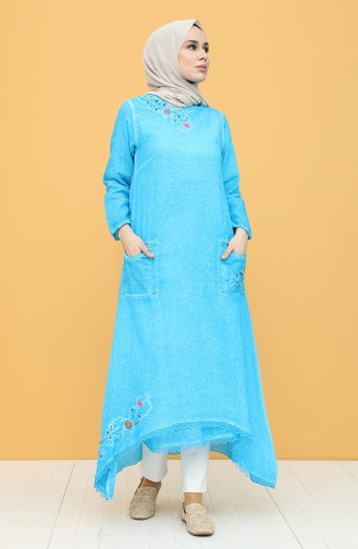 Turquoise Tuniek 92209-06