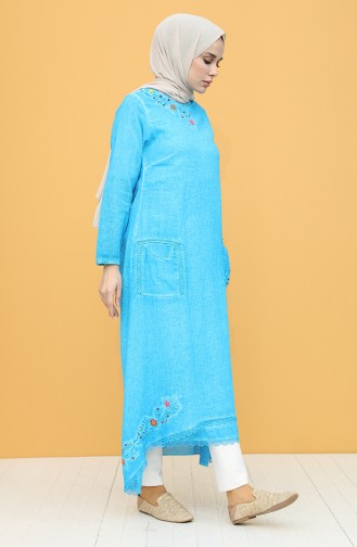 Turquoise Tuniek 92209-06