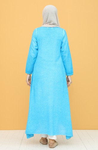 Turquoise Tuniek 92209-06